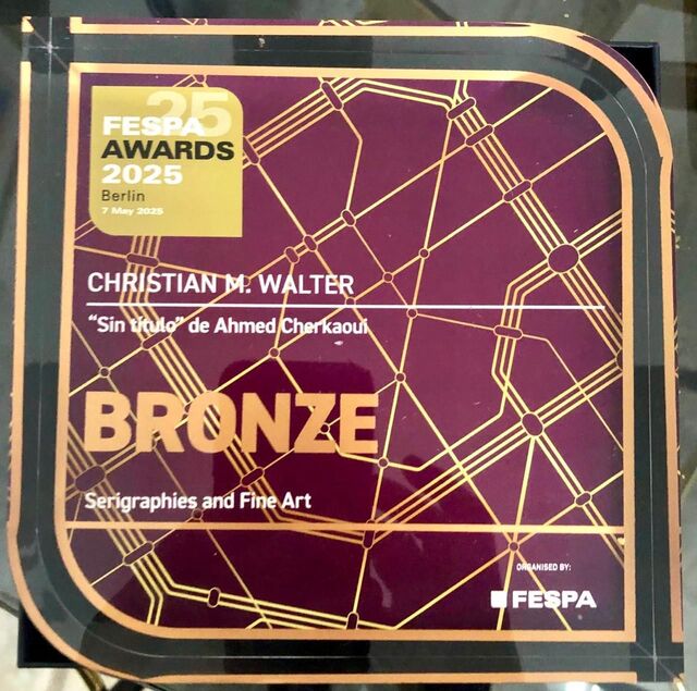 Médaille de bronze à la FESPA AWARDS à Berlin .